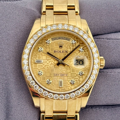 Rolex Masterpiece 39Mm 18948 Yellow Gold