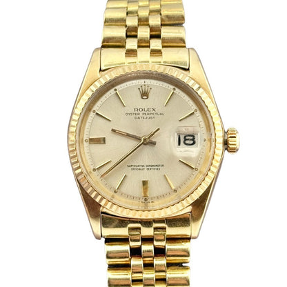 Rolex Datejust 36Mm 1601 Yellow Gold
