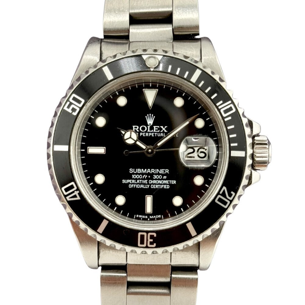Rolex Submariner 168000 Stainless Steel