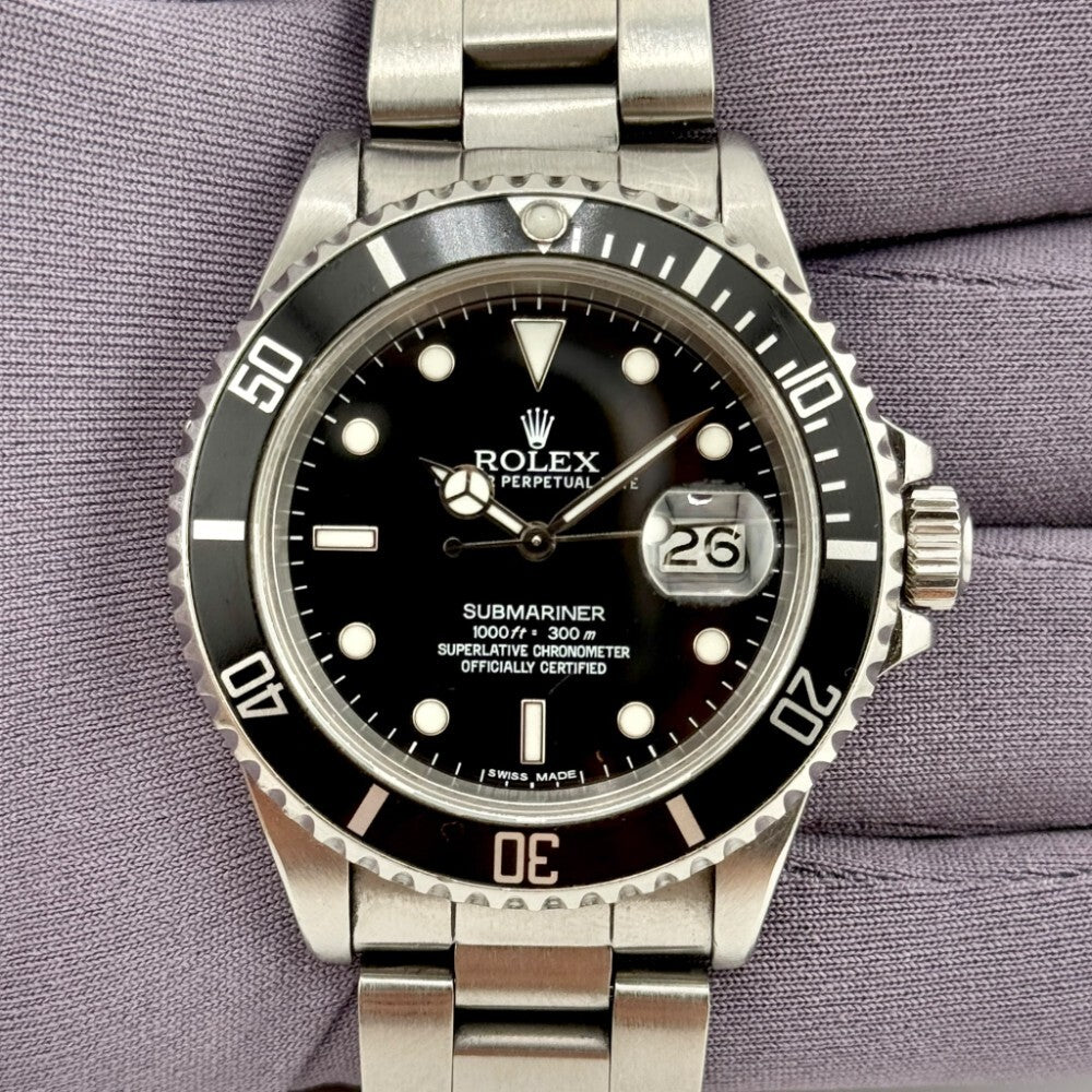 Rolex Submariner 168000 Stainless Steel