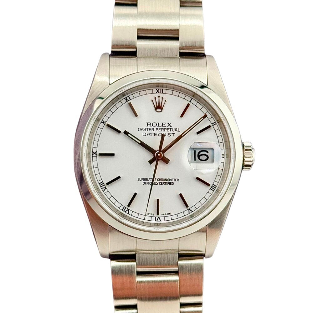 Rolex Datejust 36Mm 16200 Stainless Steel