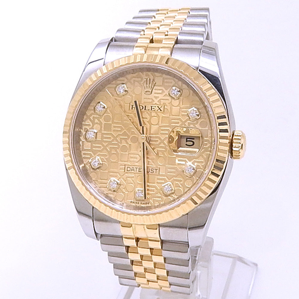 Rolex Datejust 36 Stainless Steel & Yellow Gold