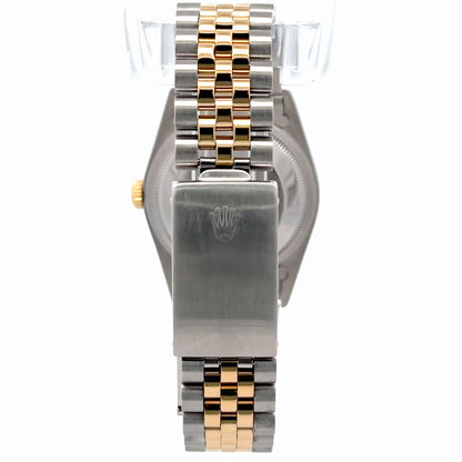 Mens Rolex Datejust 18K Gold / Steel Diamond Watch