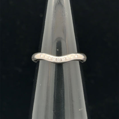 Tiffany & Co. Peretti Platinum & Diamond Wedding Band