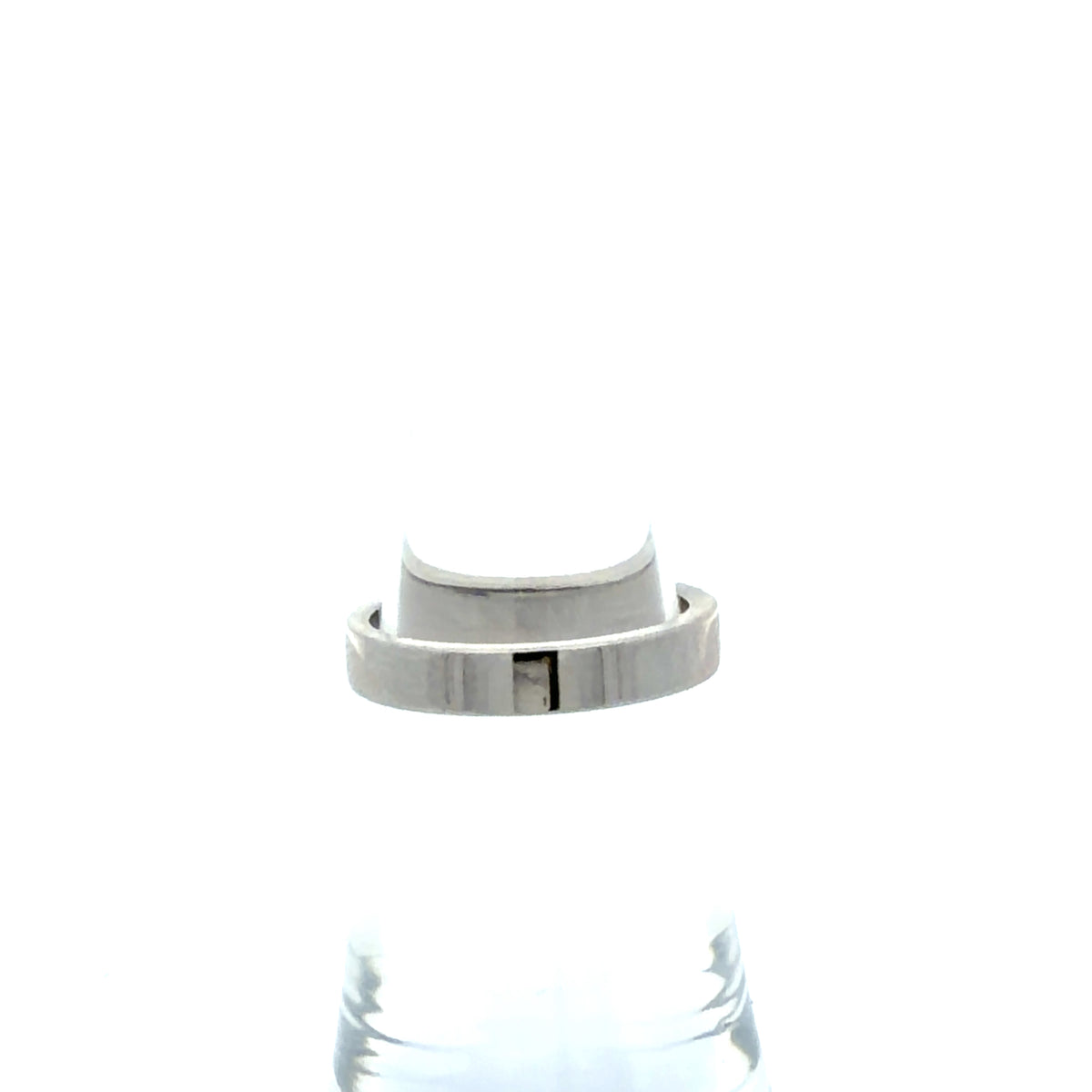 Platinum Wedding Band 3mm Wide High-Polish Domed Classic Timeless Size 3.75