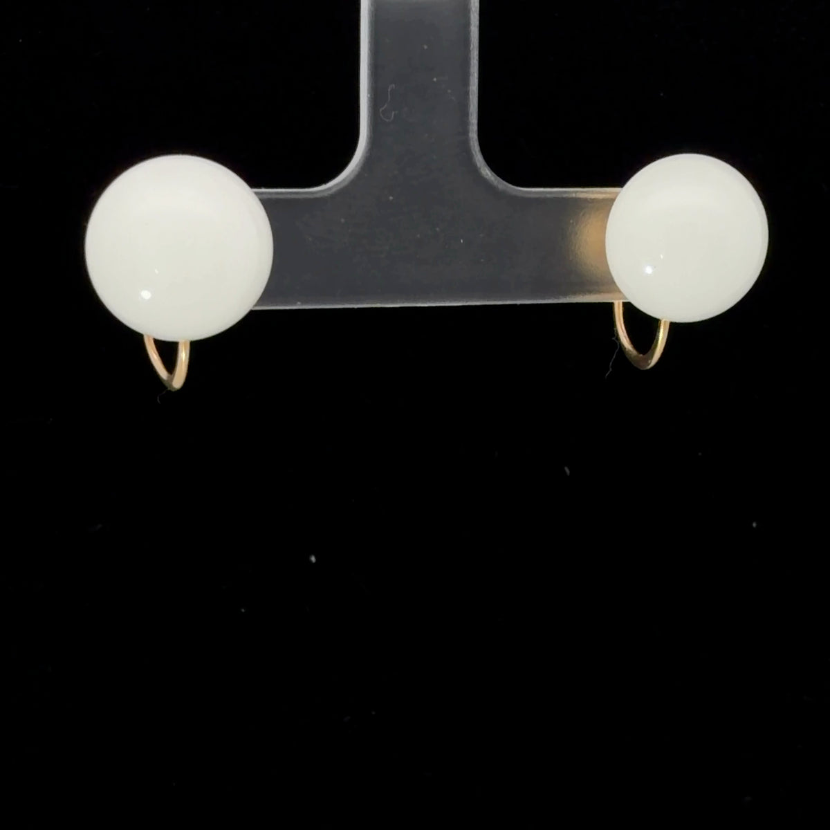 14K Vintage Style Non-Pierced Screwback Earrings