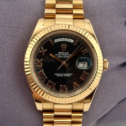 Rolex Day- Date 41Mm 218235 Rose Gold
