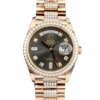 Rolex Day-Date 36Mm 128345Rbr Rose Gold