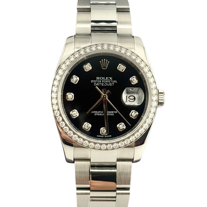 Rolex Datejust 36Mm 116244 Steel And White Gold