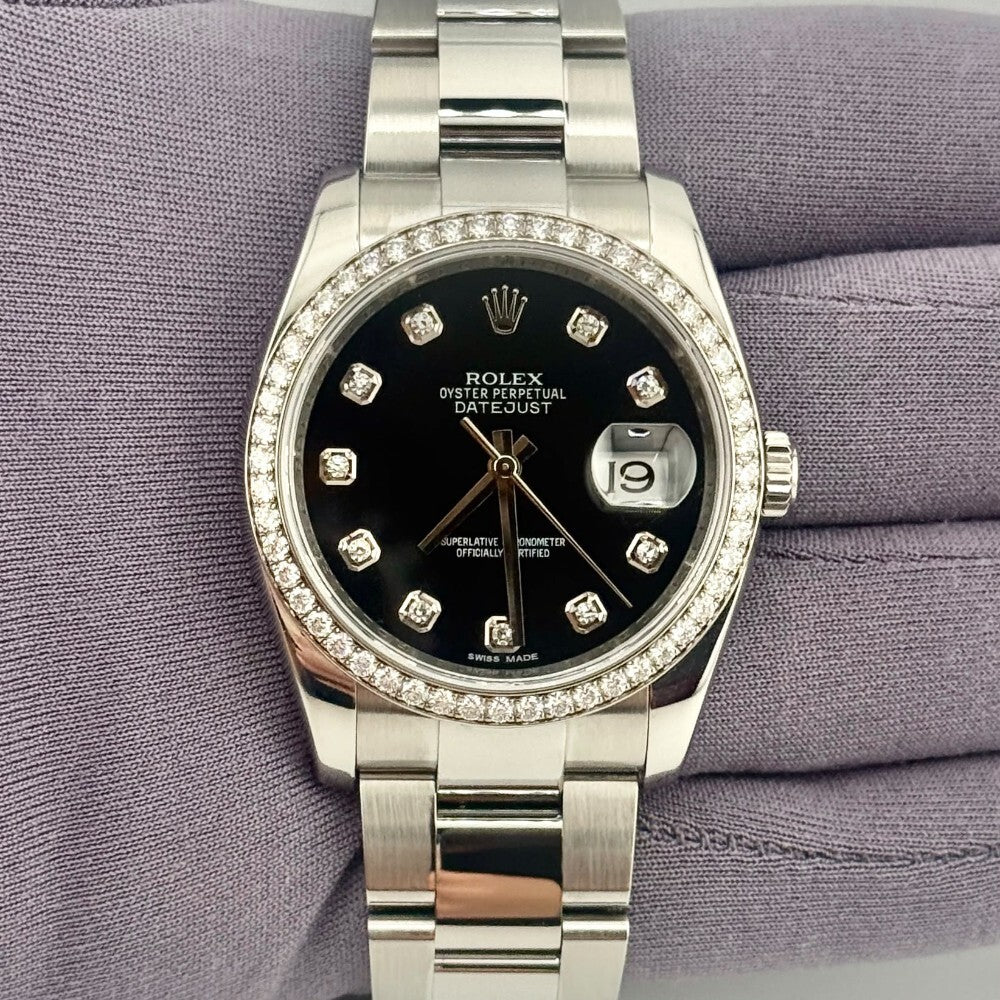 Rolex Datejust 36Mm 116244 Steel And White Gold