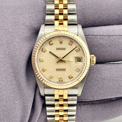 Rolex Datejust 31Mm 78273 Steel And Yellow Gold