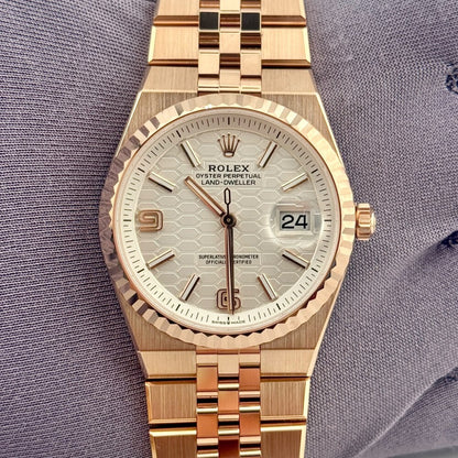 Rolex Land-Dweller 127235 Rose Gold