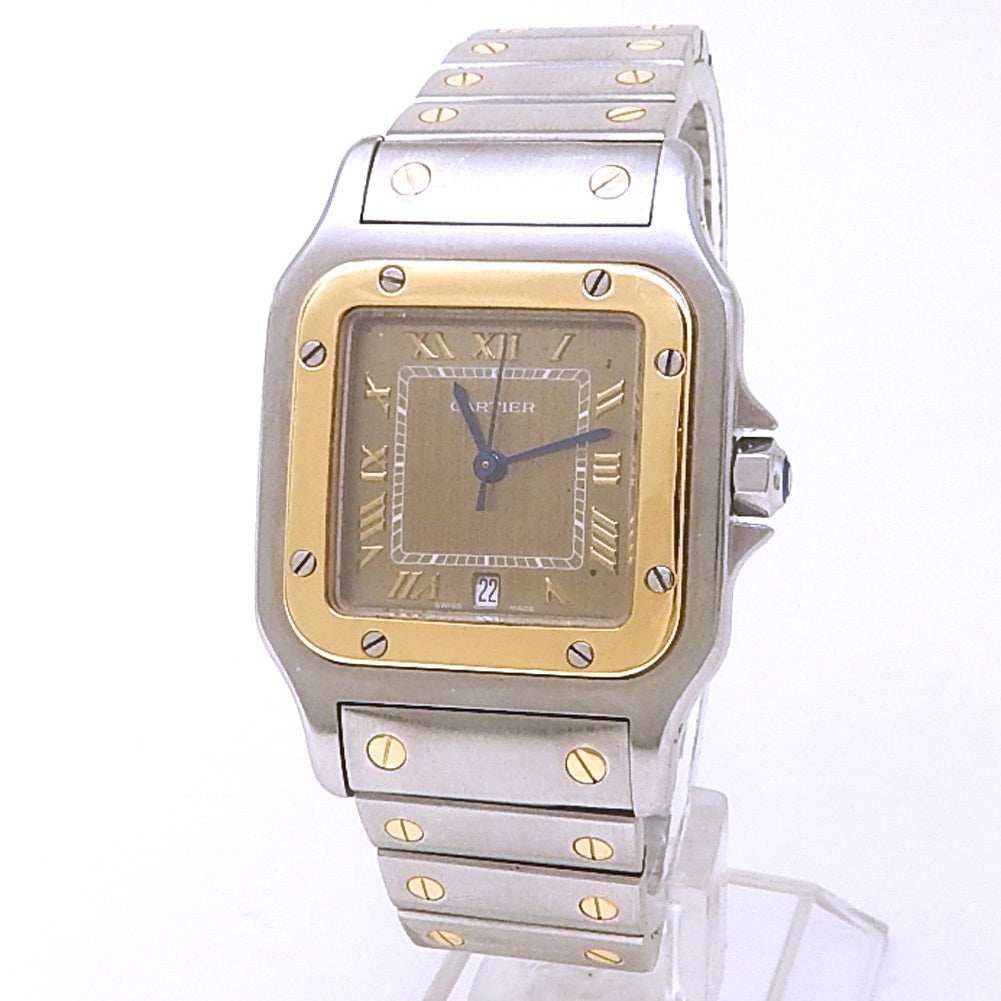 Cartier Santos Galbee Stainless Steel and Gold