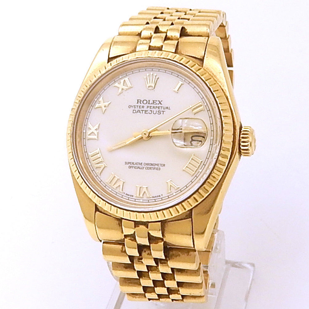 Rolex Datejust Yellow Gold