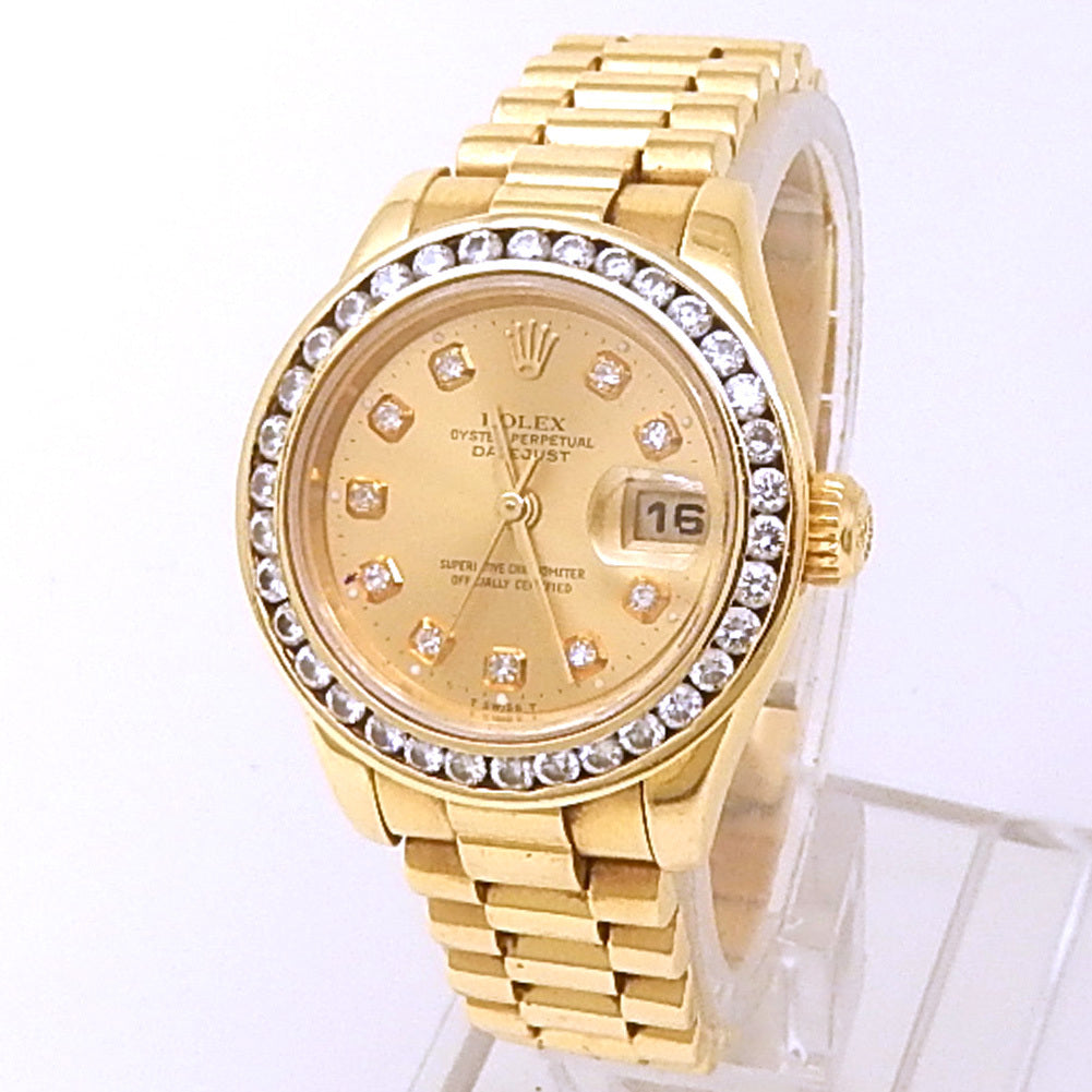 Rolex Datejust Lady President Yellow Gold