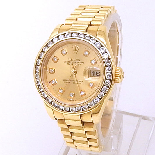 Rolex Datejust Lady President Yellow Gold