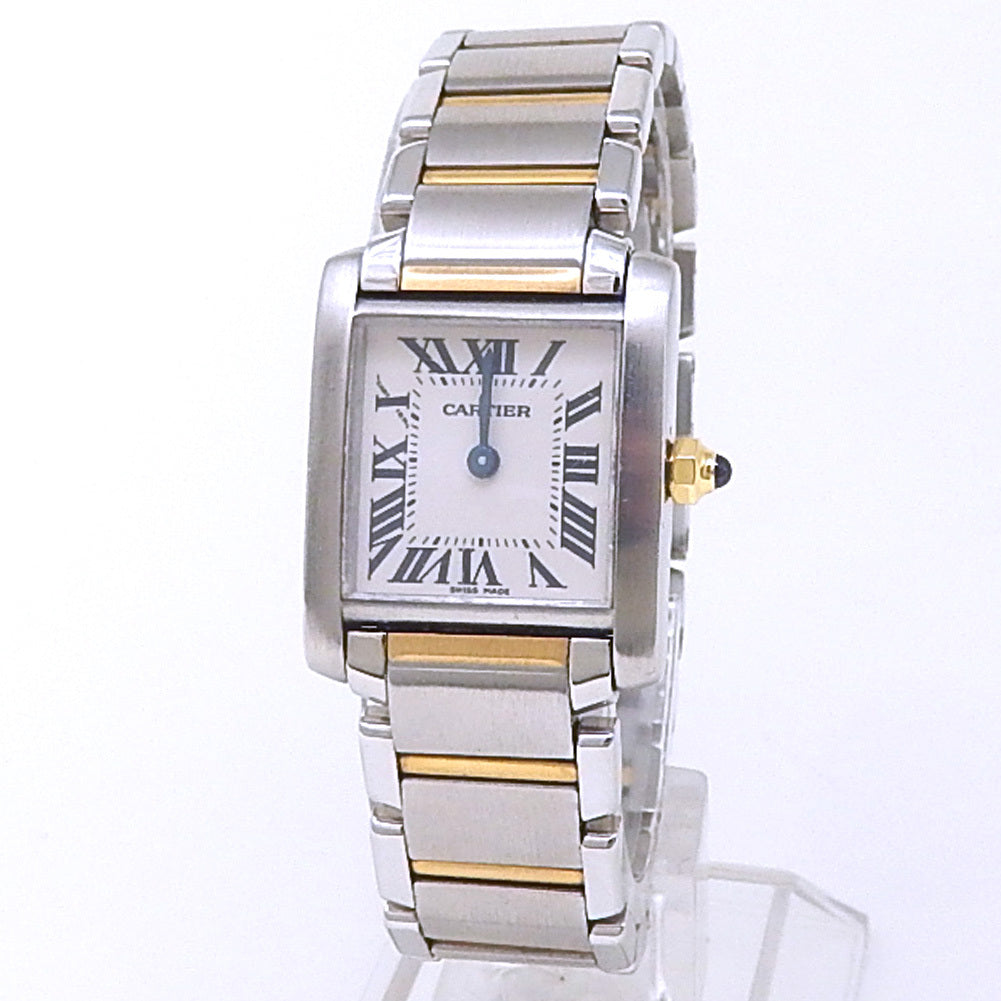 Cartier Tank Francaise Stainless Steel and Gold