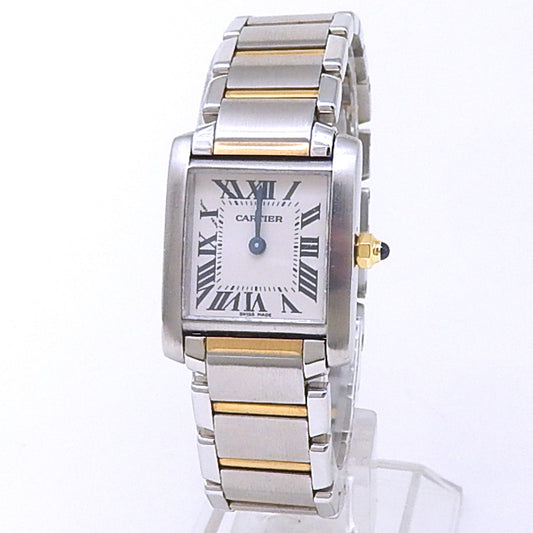 Cartier Tank Francaise Stainless Steel and Gold