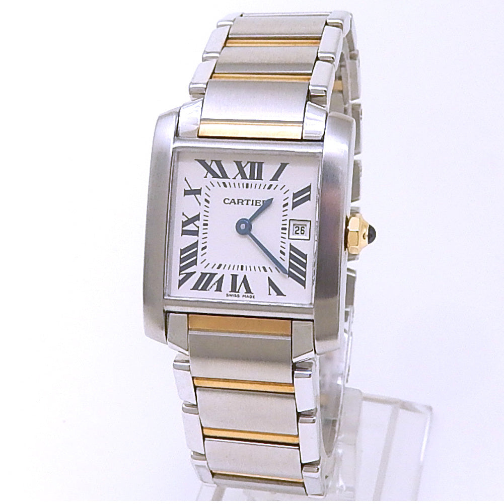 Cartier Tank Francaise Stainless Steel and Gold