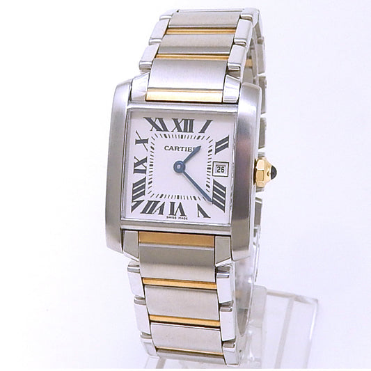 Cartier Tank Francaise Stainless Steel and Gold