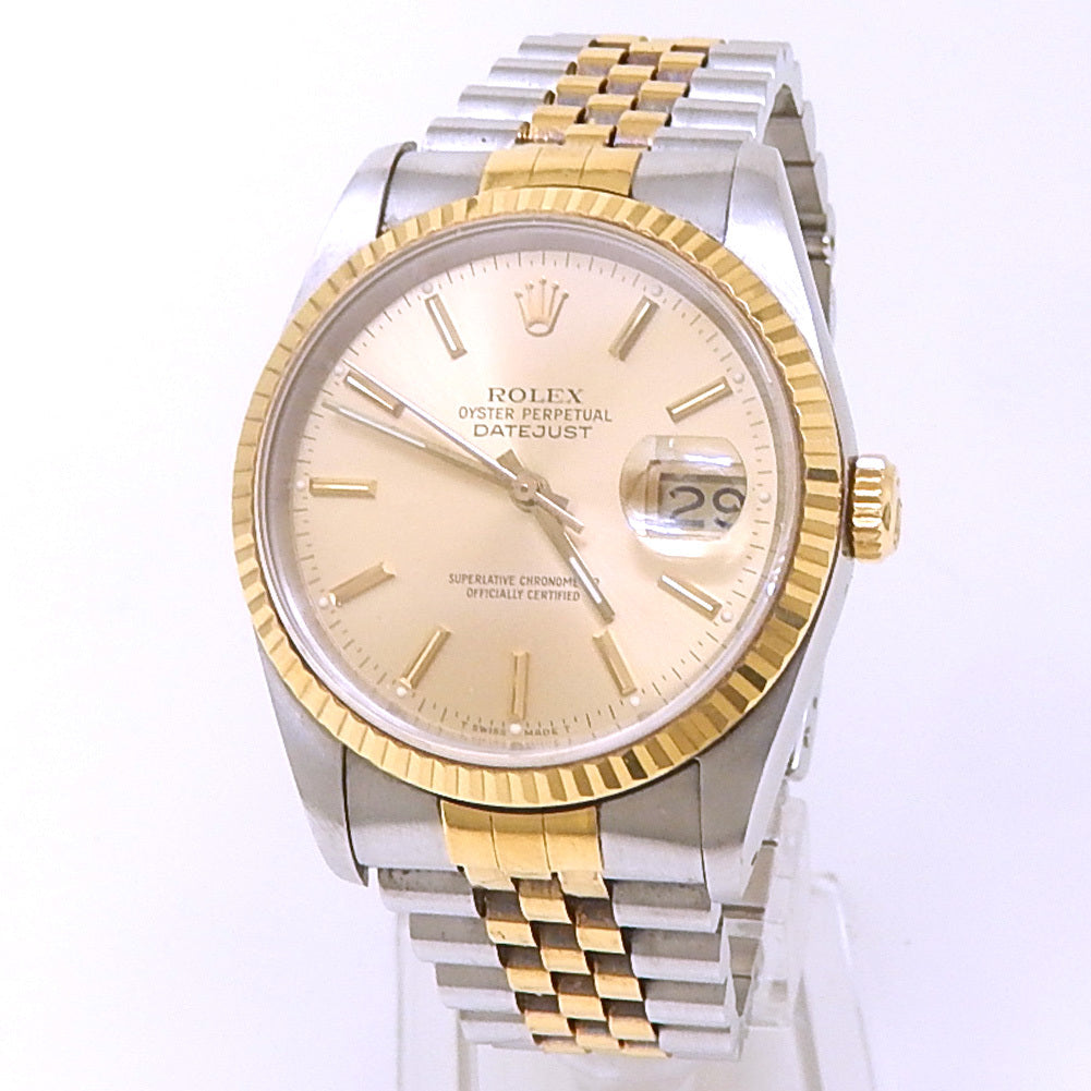 Rolex Datejust 36 Stainless Steel & Yellow Gold
