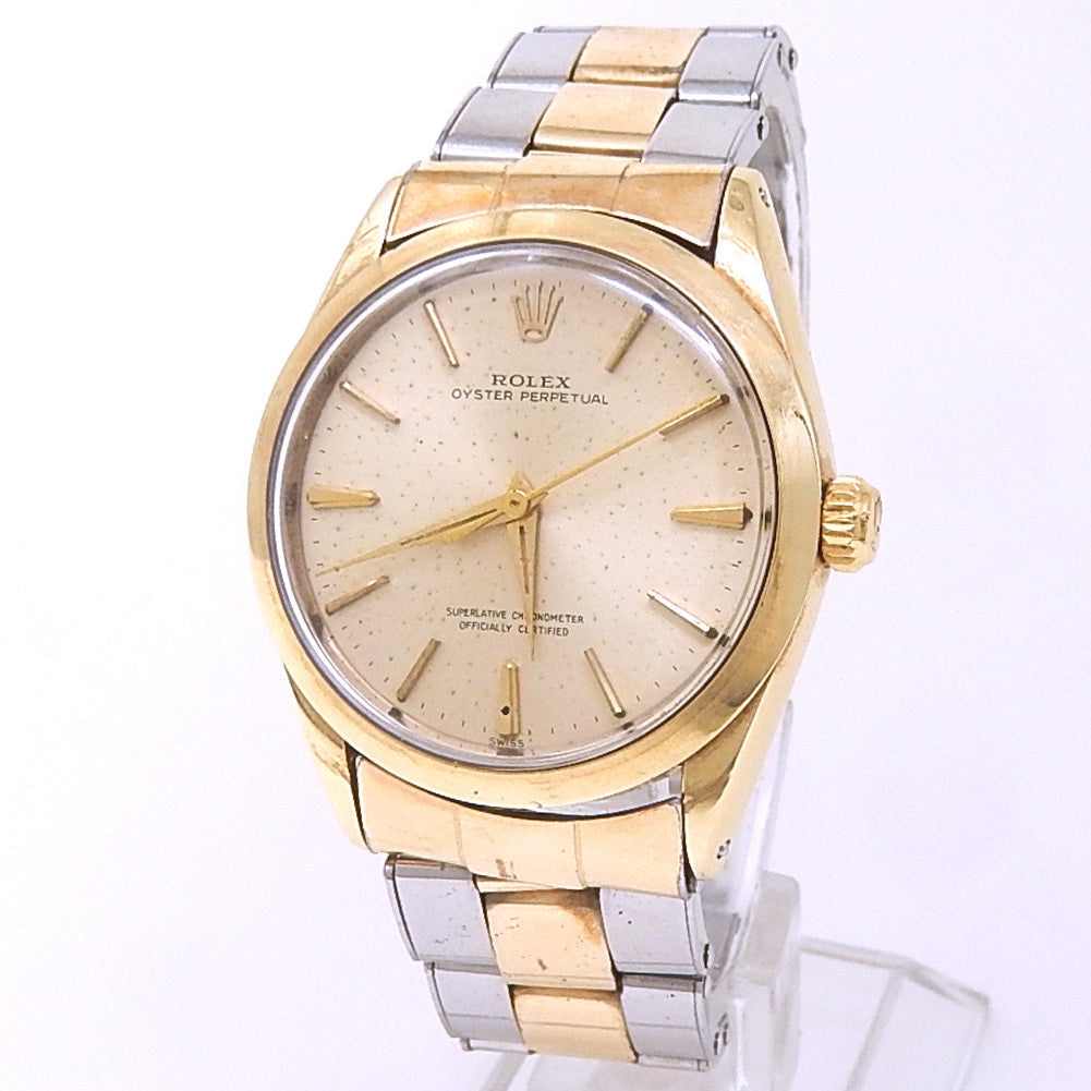 Rolex Oyster Perpetual Stainless Steel Yellow Gold