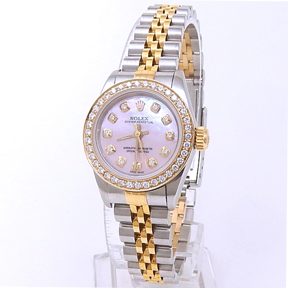 Rolex Oyster Perpetual Stainless Steel and Gold