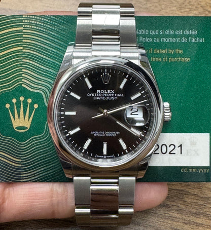 Rolex Datejust 36 Stainless Steel Watch
