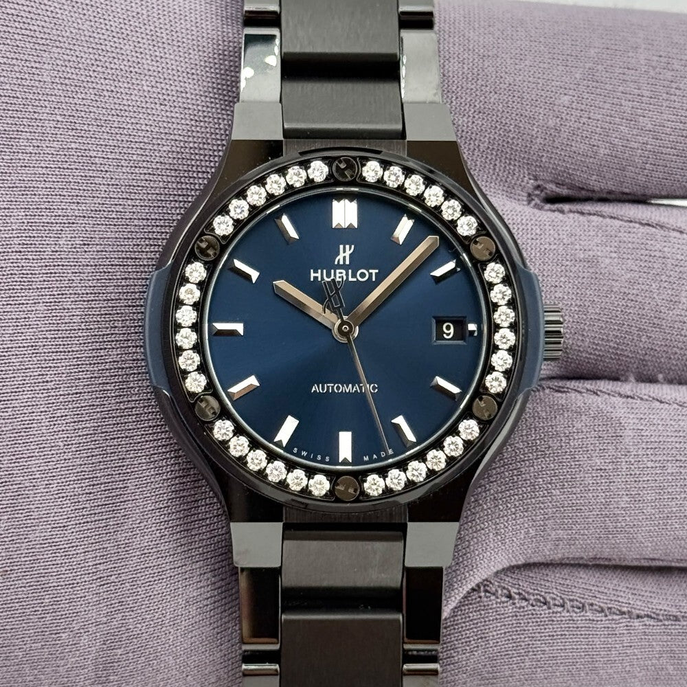 Hublot Classic Fusion Blue 38 568.Cm.7170.Cm.1204 Ceramic