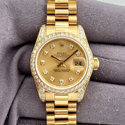 Rolex Datejust Lady President 179158 Yellow Gold