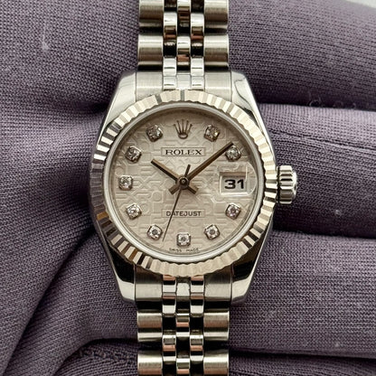 Rolex Datejust Lady 26Mm 179174 Steel And White Gold