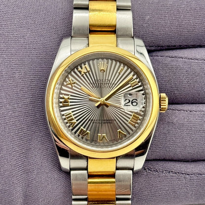 Rolex Datejust 36Mm 116203 Steel And Yellow Gold