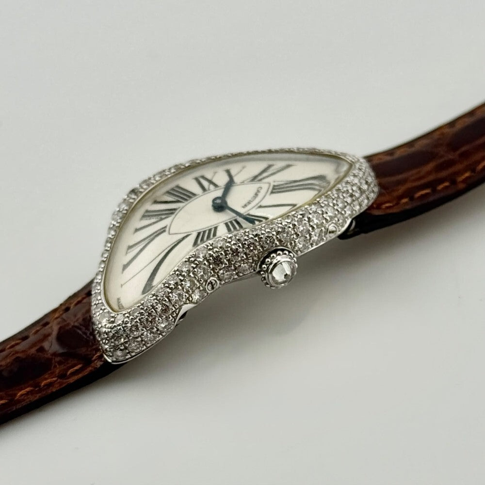 Cartier Crash 2462 White Gold