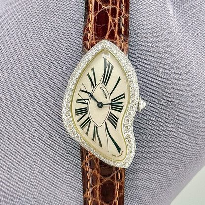 Cartier Crash 2462 White Gold