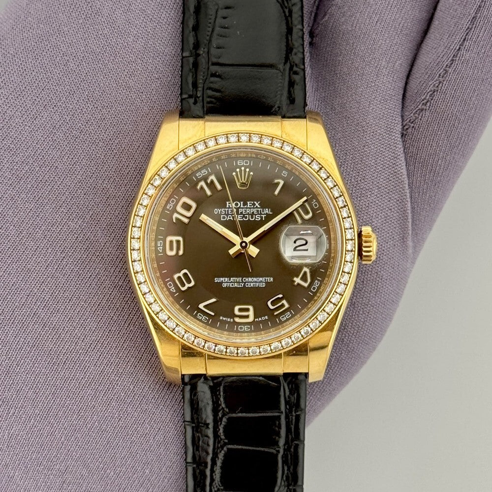 Rolex Datejust 36Mm 116188 Yellow Gold