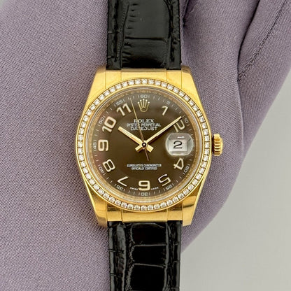 Rolex Datejust 36Mm 116188 Yellow Gold