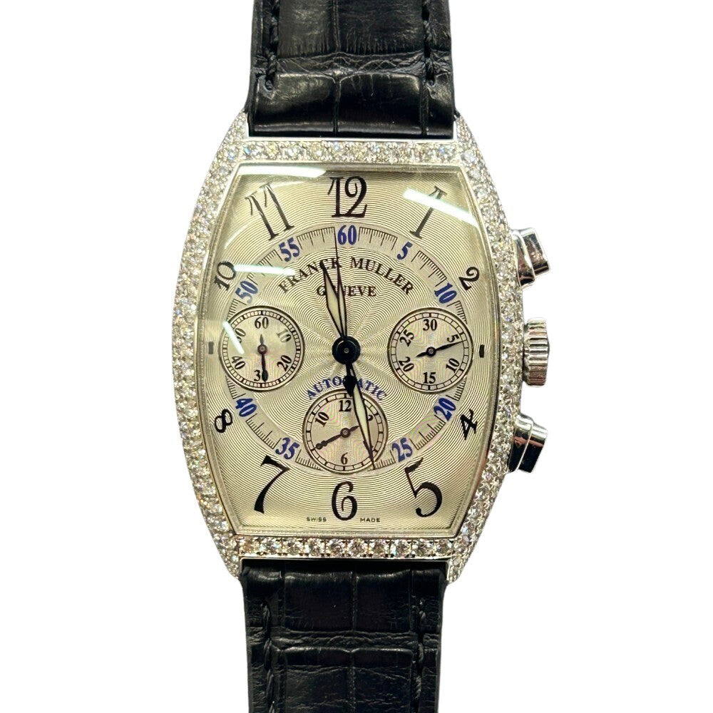 Franck Muller Cintree Curvex Chronograph 7850 Cc D White Gold