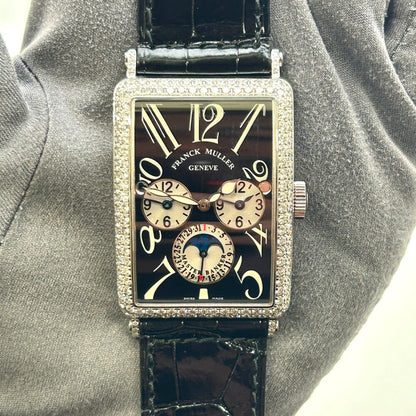 Franck Muller Long Island Master Banker 1250 Mb L Dt D White Gold