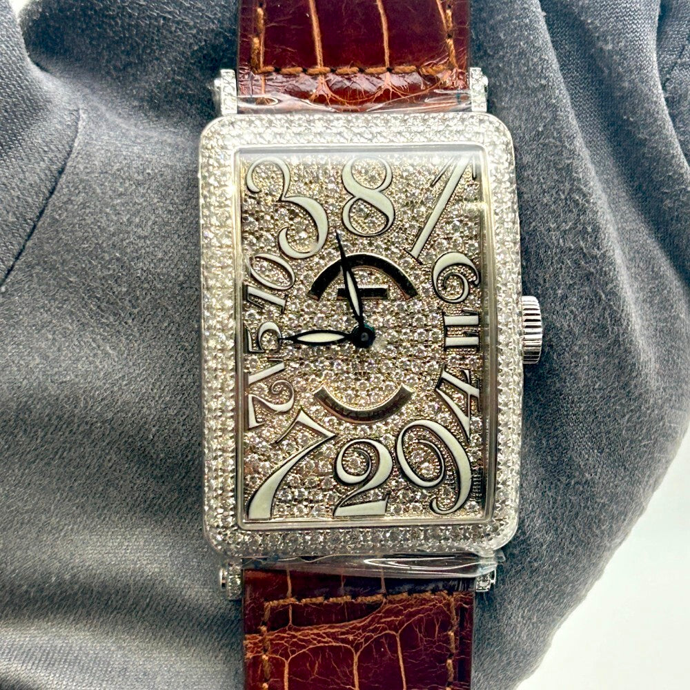 Franck Muller Long Island Crazy Hours 1200 Ch D Cd White Gold