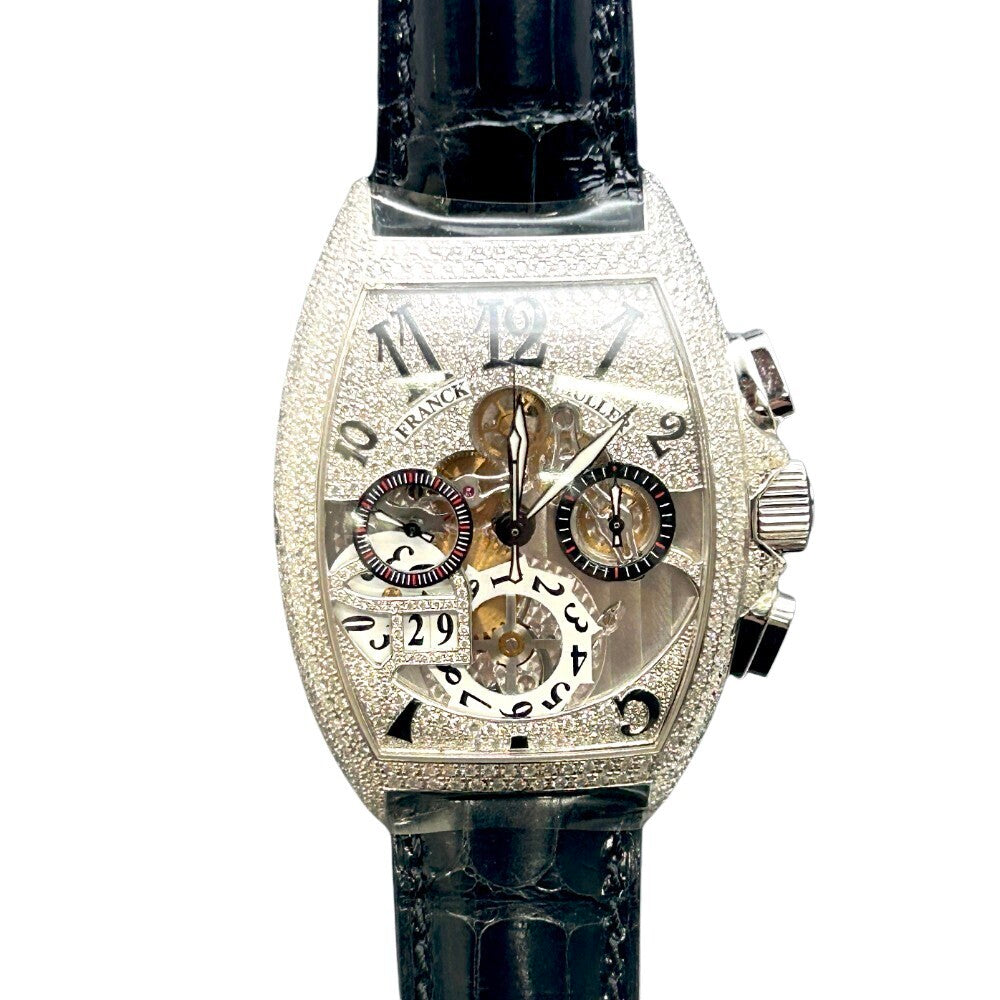 Franck Muller Cintree Curvex Grande Date 8083 Cc Gd Fo D Cd Stainless Steel