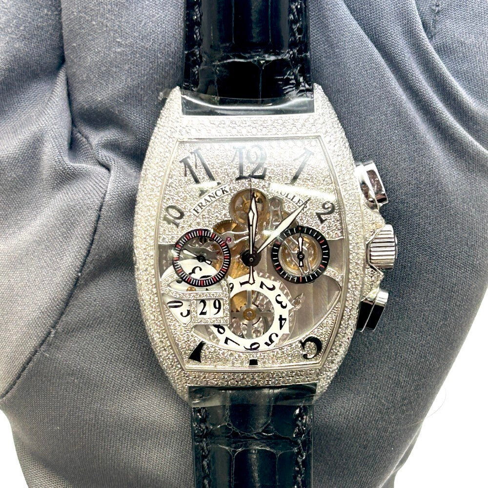 Franck Muller Cintree Curvex Grande Date 8083 Cc Gd Fo D Cd Stainless Steel