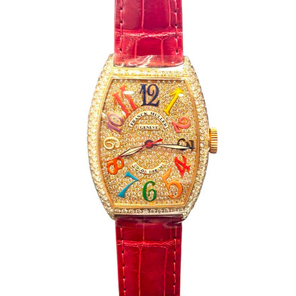 Franck Muller Cintree Curvex Color Dreams 5850 Sc Col Drm D Cd Rose Gold