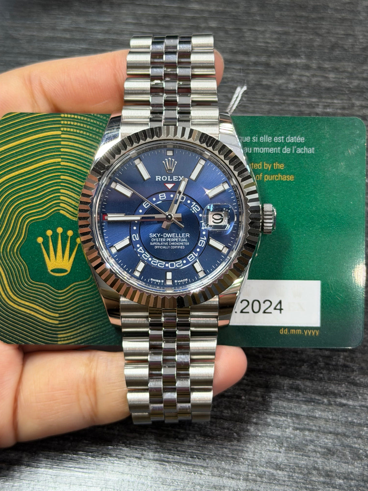 Rolex Skydweller Oystersteel & White Gold Watch