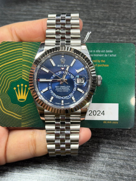 Rolex Skydweller Oystersteel & White Gold Watch