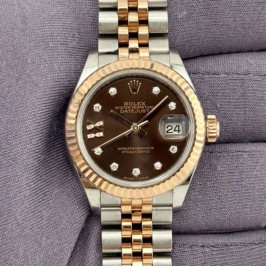 Rolex Datejust Lady 28Mm 279171 Steel And Rose Gold