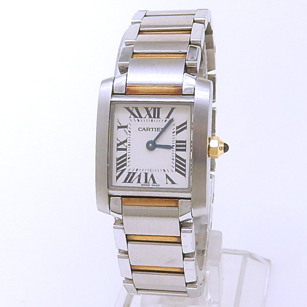 Cartier Tank Francaise Stainless Steel & Yellow Gold