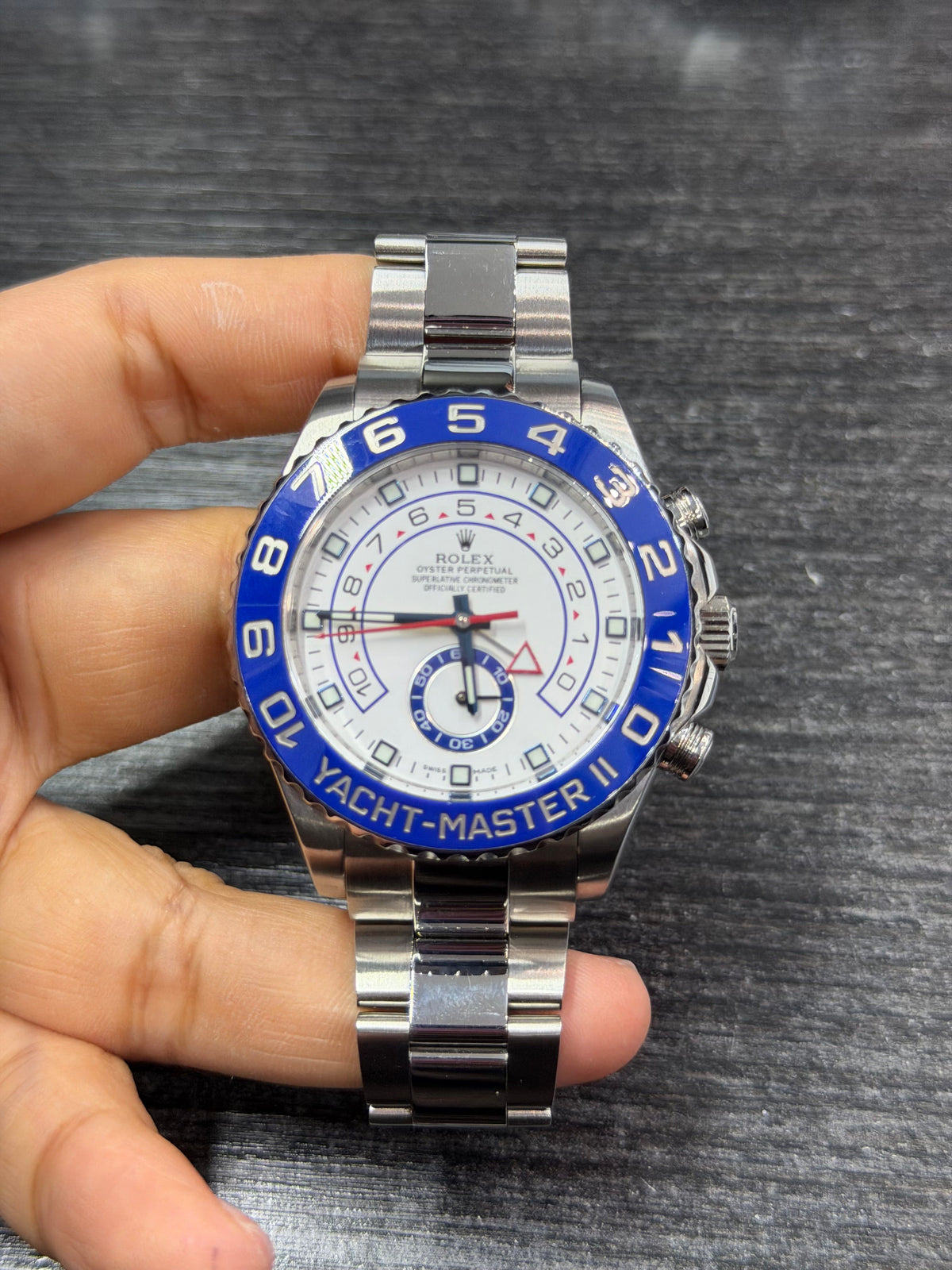 Rolex Yacht-Master Ii Stainless Steel Watch