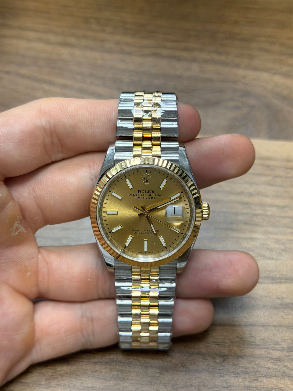 Rolex Datejust 36 Stainless Steel & Yellow Gold Watch