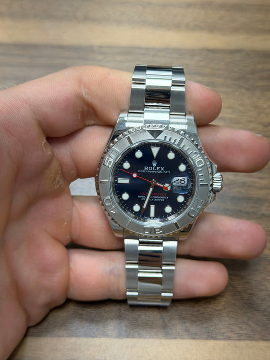Rolex Yacht-Master Stainless Steel & Platinum Watch