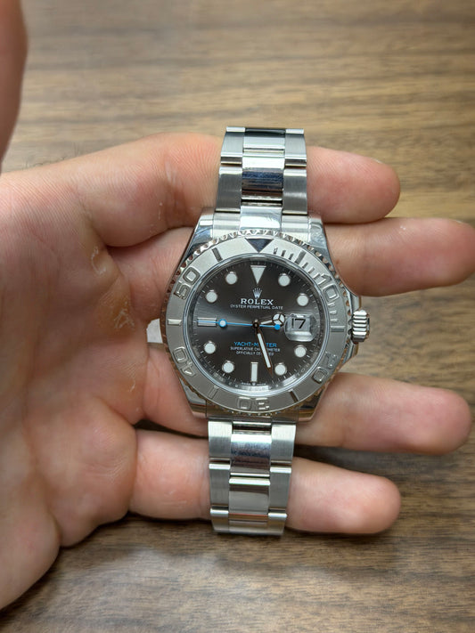 Rolex Yacht-Master Stainless Steel & Platinum Watch